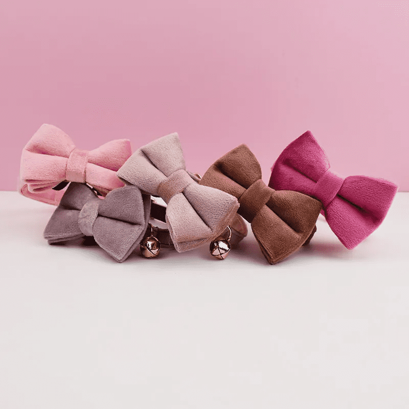 Noeuds de nos colliers en velours