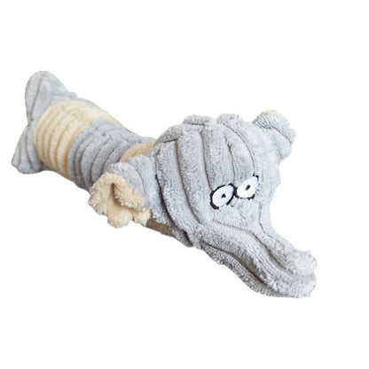 Peluche en forme d'éléphant pour chien