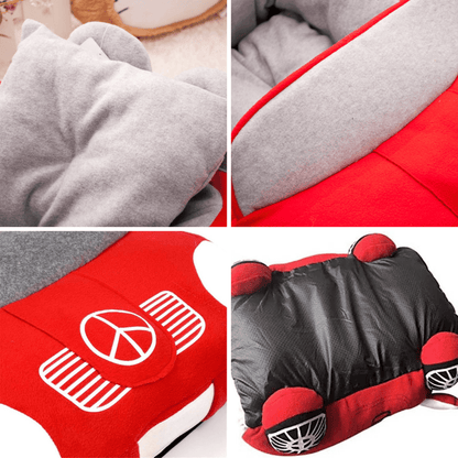 ZenCar™ : Lit en forme de voiture pour chat et chien