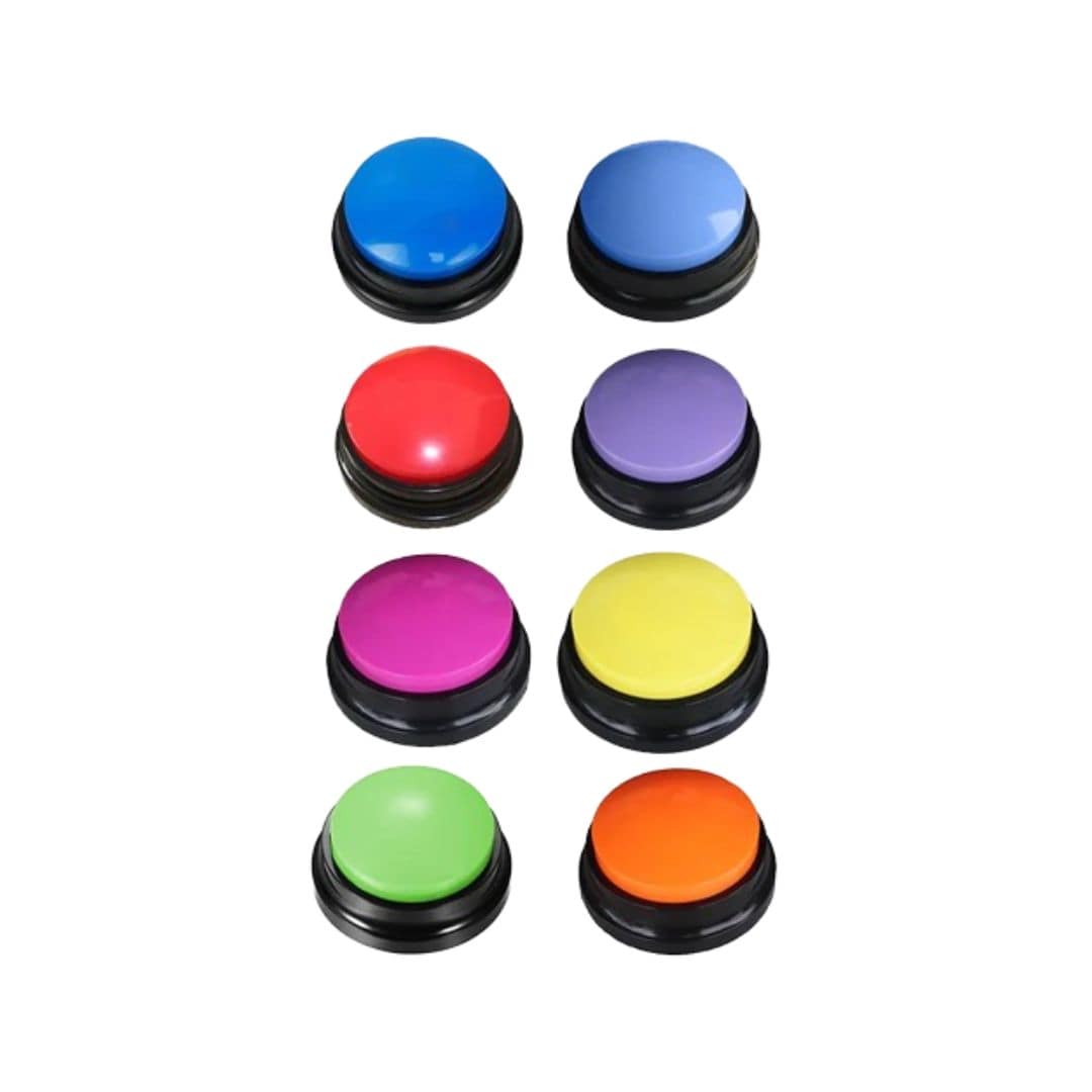 Lot de 8 buzzers pour chien
