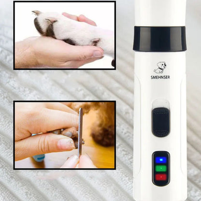 Lime à ongles électrique pour chien et chat - outil de toilettage