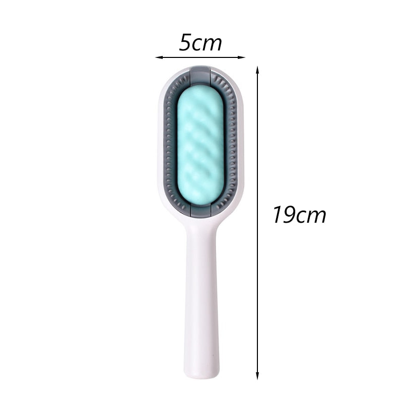 Dimensions de la brosse de toilettage double face