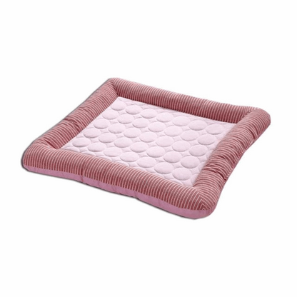 tapis rafraichissant rose pour chien