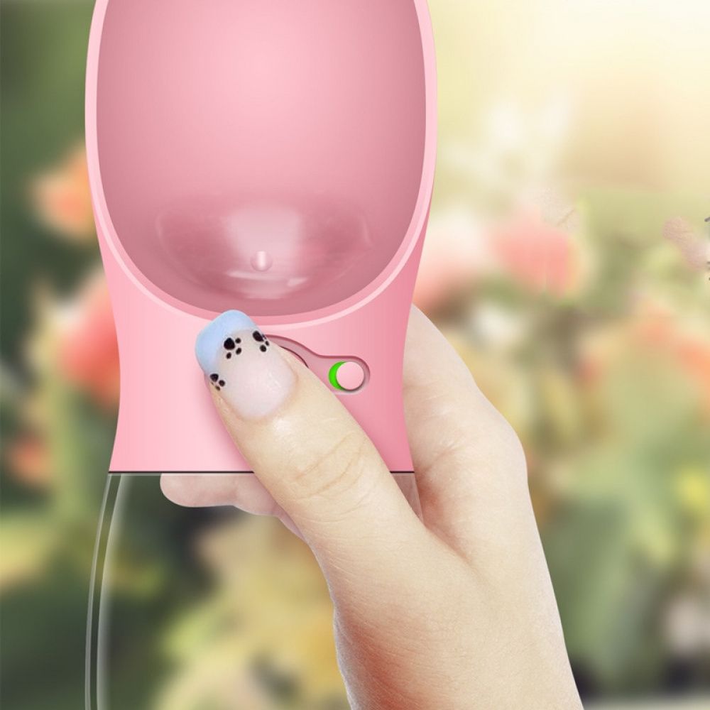 Gourde rose d'eau pour animaux