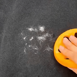 Utilisation de l'attrape poil