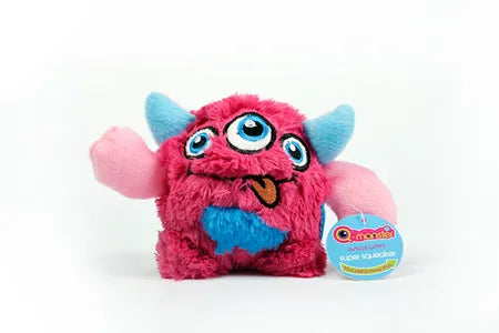 Peluche pour chien - Monstre interactif rose