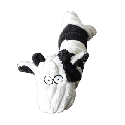 Peluche en forme de vache pour chien