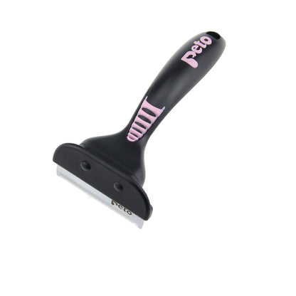 Brosse d'épilation rose pour animaux
