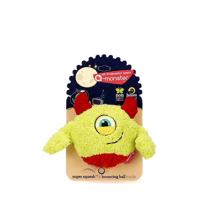 Peluche pour chien - Monstre interactif vert
