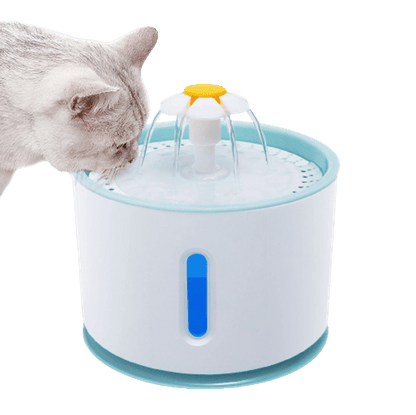 Fontaine à eau ronde avec LED pour chat