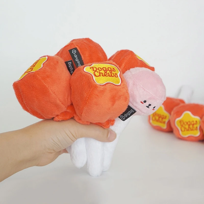 Peluche sucette pour chien et chat