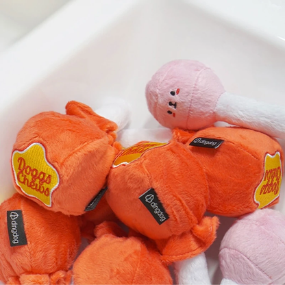 Peluche sucette pour chien et chat