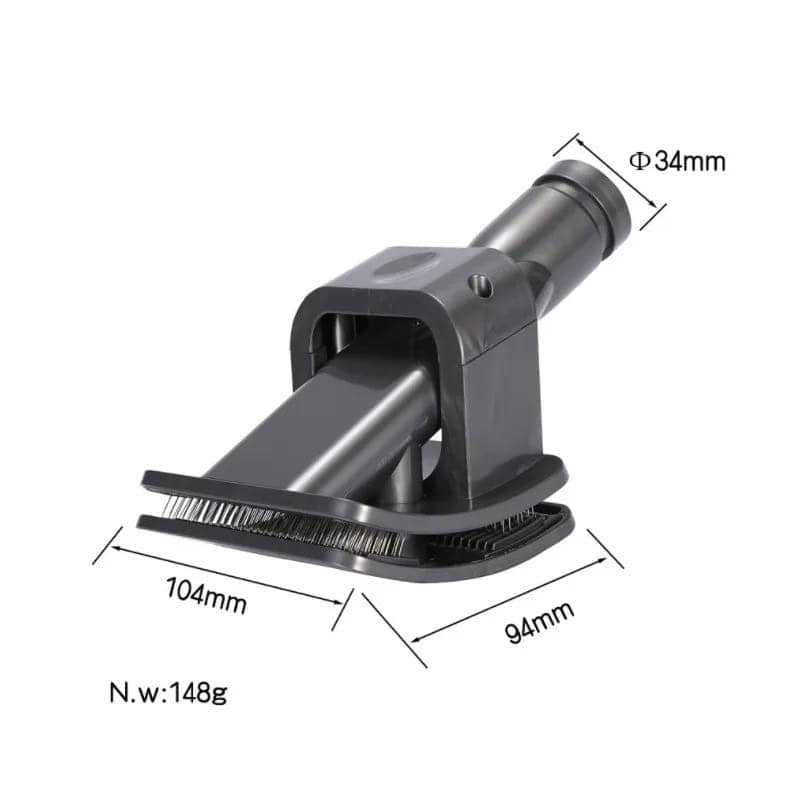 Dimensions de l'embout brosse pour aspirateur pour les poils d'animaux