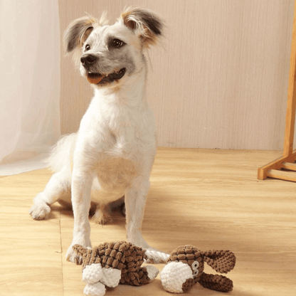 Biscuit™ : Peluche chien pour chien