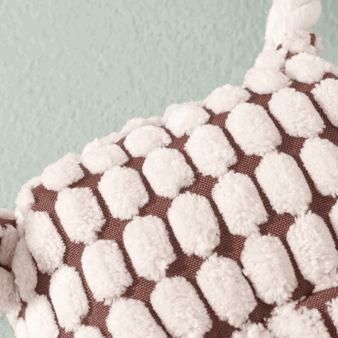 Matière de la peluche en forme de girafe pour chien