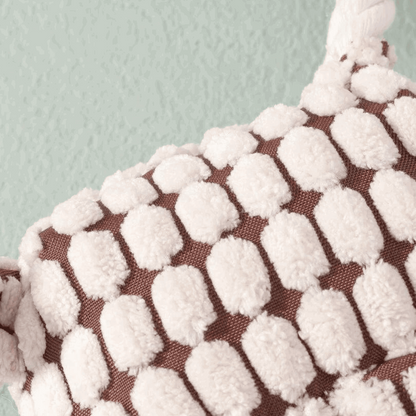 Matière de la peluche en forme de girafe pour chien