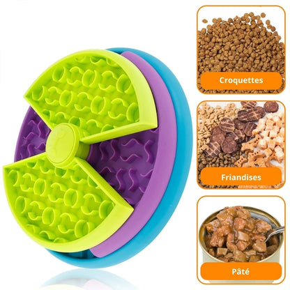 Gamelle puzzle pour animaux pour croquettes, friandises et pâté