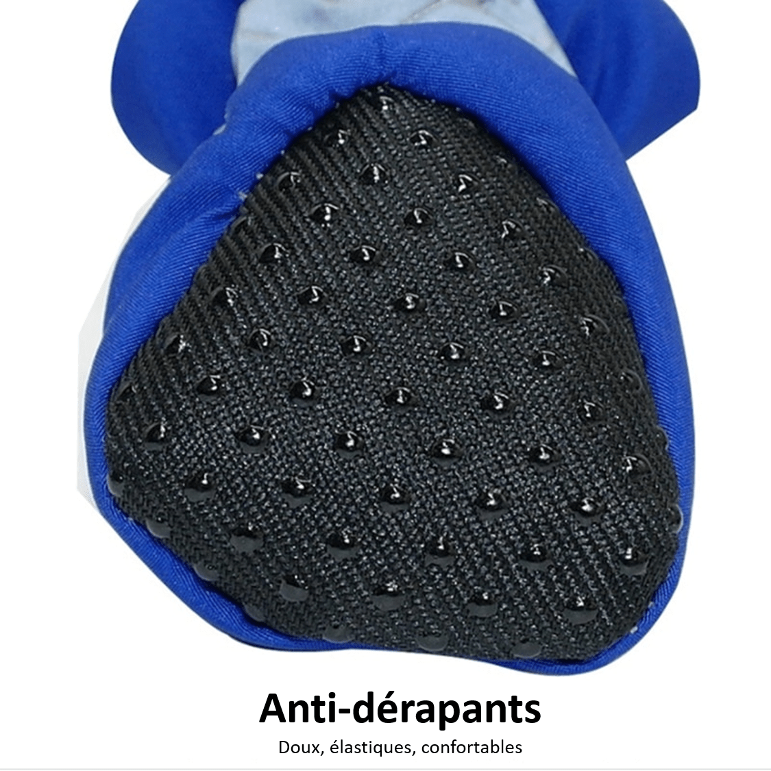 Dessous anti dérapant de notre chaussure imperméable pour chien