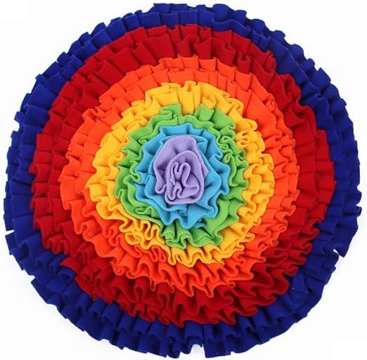 Tapis de fouille arc-en-ciel pour chien