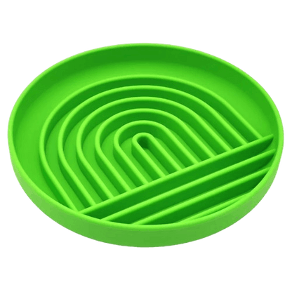 Gamelle verte anti-glouton en silicone Arc