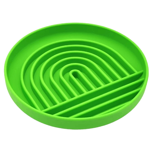 Gamelle verte anti-glouton en silicone Arc