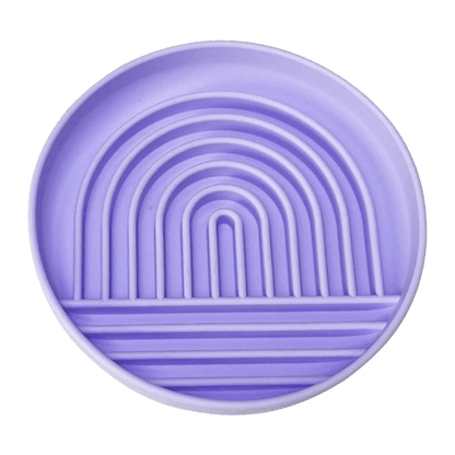 Gamelle violette anti-glouton en silicone Arc