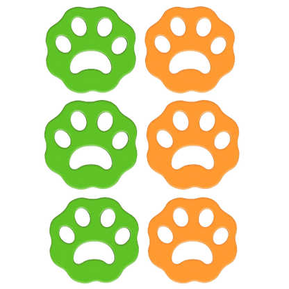 Attrape poils machine à laver 6 pièces