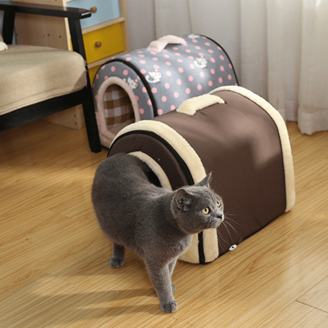 Niche pliable et transportable pour chat et chien