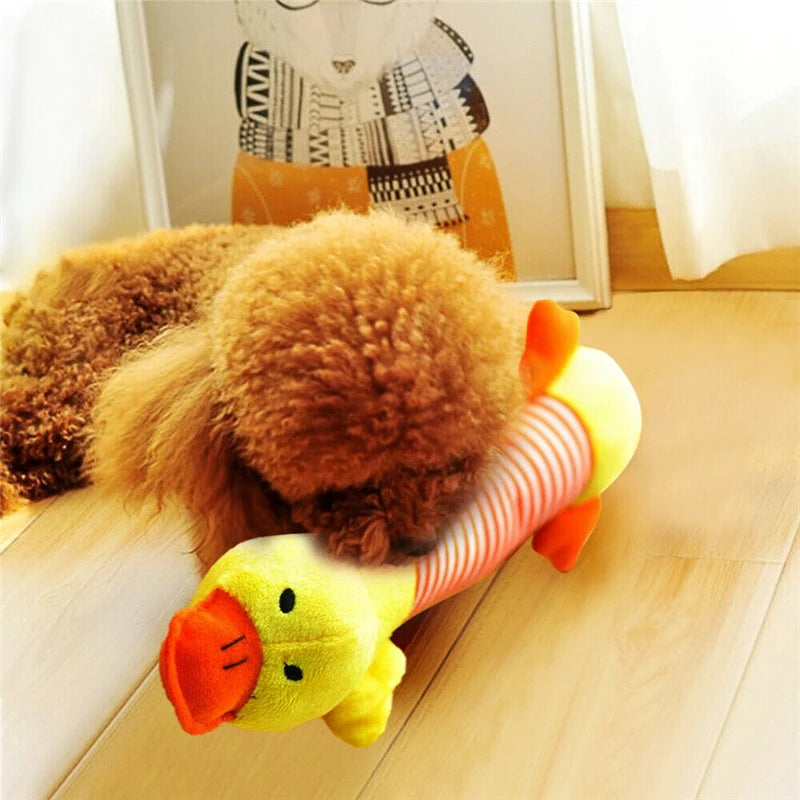 Peluche en forme d'ornithorynque pour chien