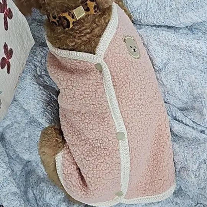 Photo client de notre gilet chaud d'hiver pour chien