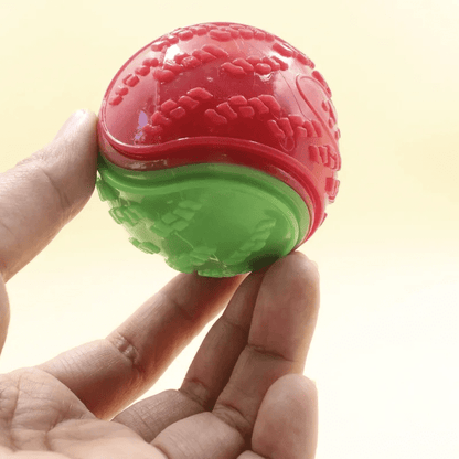 Balle à mâcher interactive pour chien