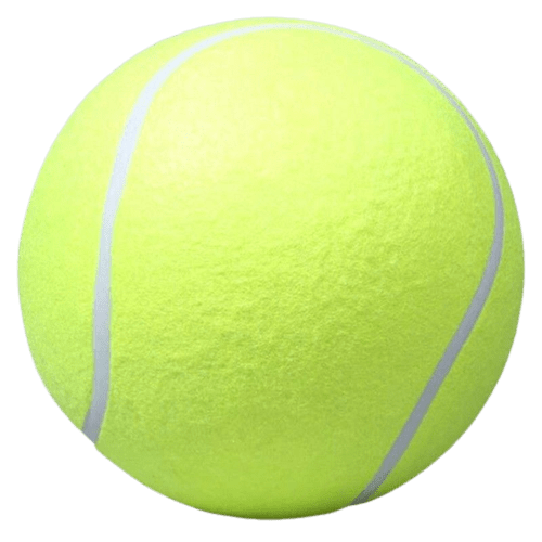Balle de tennis géante pour chien