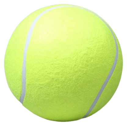 Balle de tennis géante pour chien