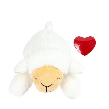 Peluche d'apaisement pour chien - Blanc