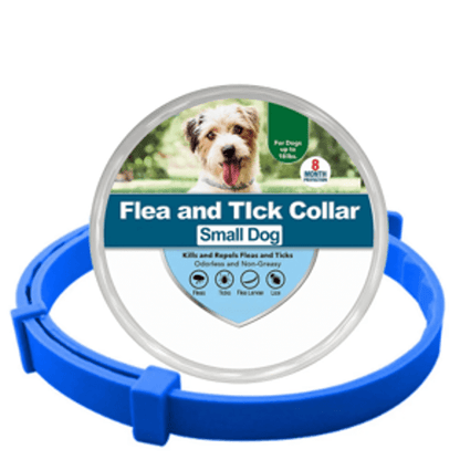 Collier anti-puces et anti-tiques bleu S pour chien