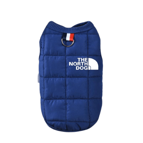 Doudoune bleu pour chien