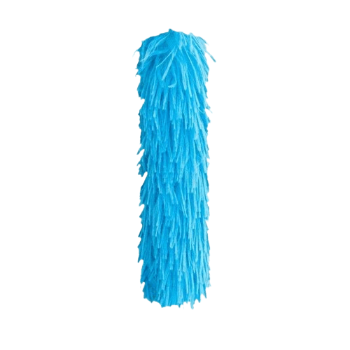 Peluche couinante bleue pour chat