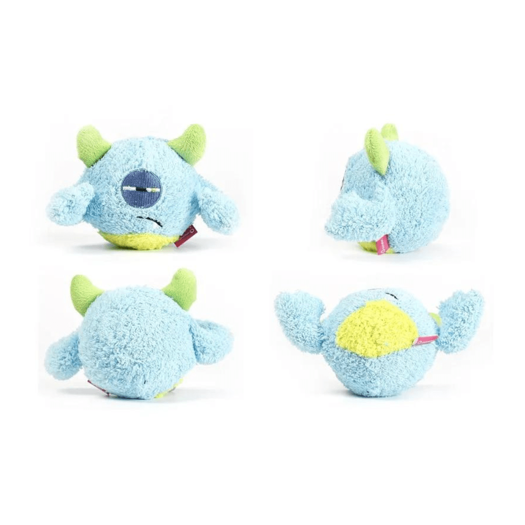 Peluche pour chien - Monstre interactif bleu clair