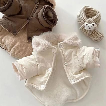 facilité d'attache de nos blousons imperméables avec col en fourrure