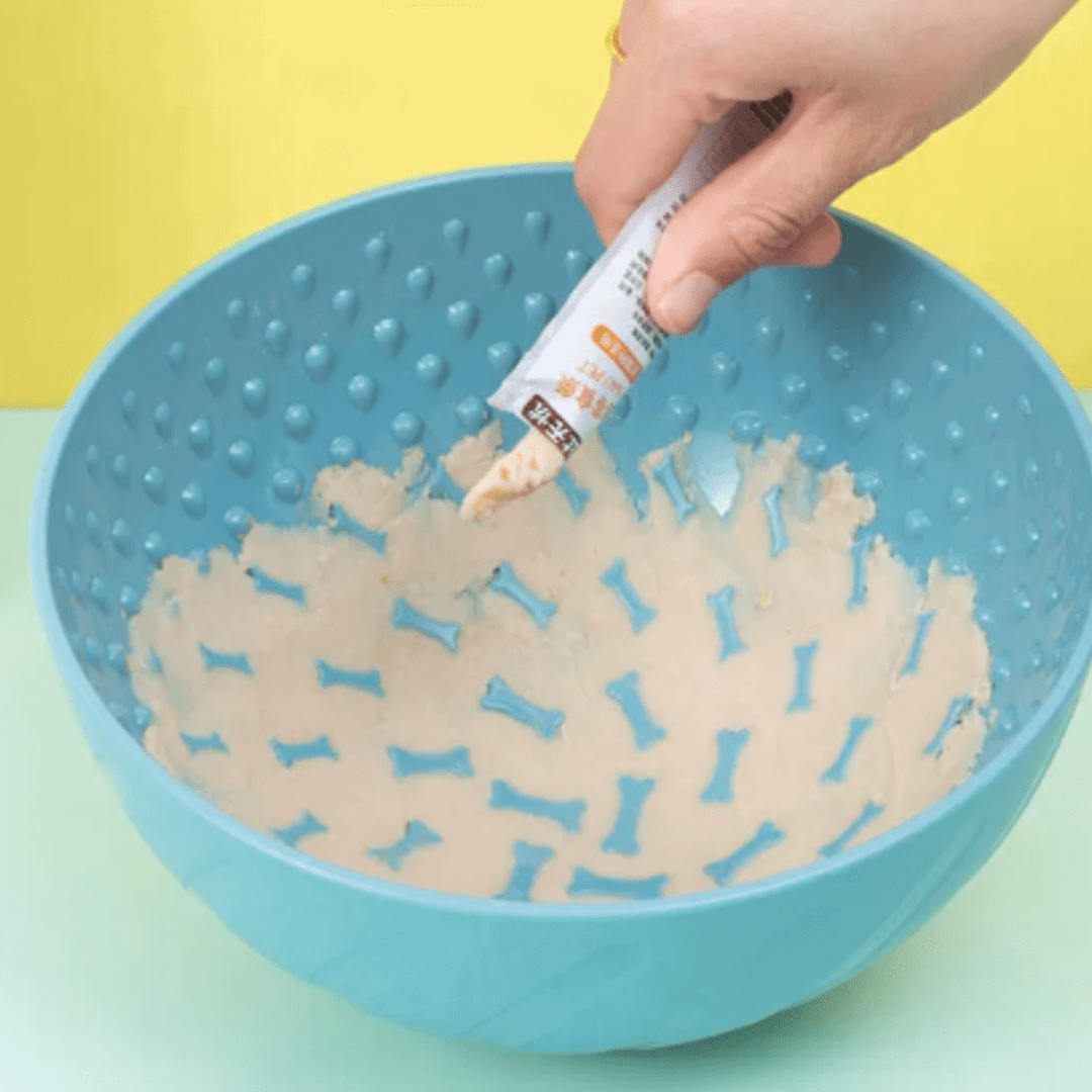 Bol à lécher pour chien