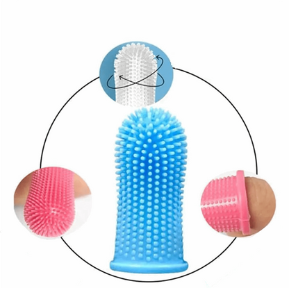 Brosse à dents en silicone pour chien