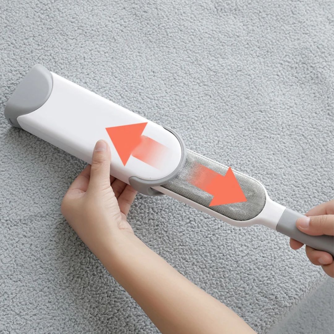 Fonctionnement de notre brosse de velours anti-poils