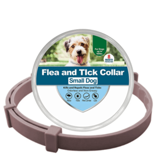 Collier anti-puces et anti-tiques café S pour chien