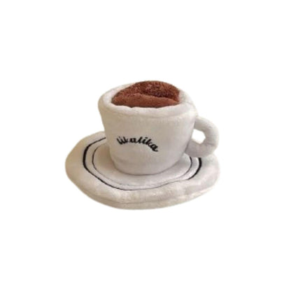Peluche pour chien et chat - café
