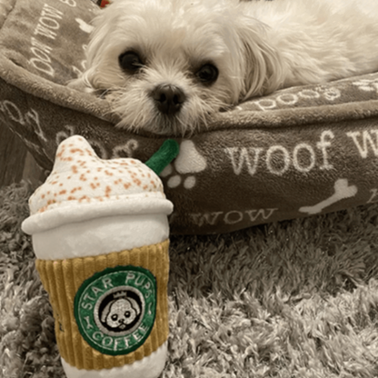 Peluche tasse à café pour chien