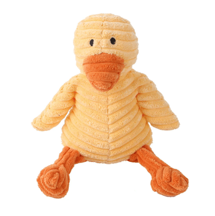 Peluche côtelée canard