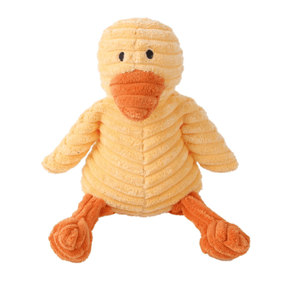 Peluche côtelée canard