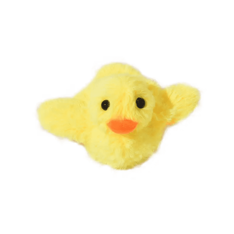 Peluche interactive canard pour chat