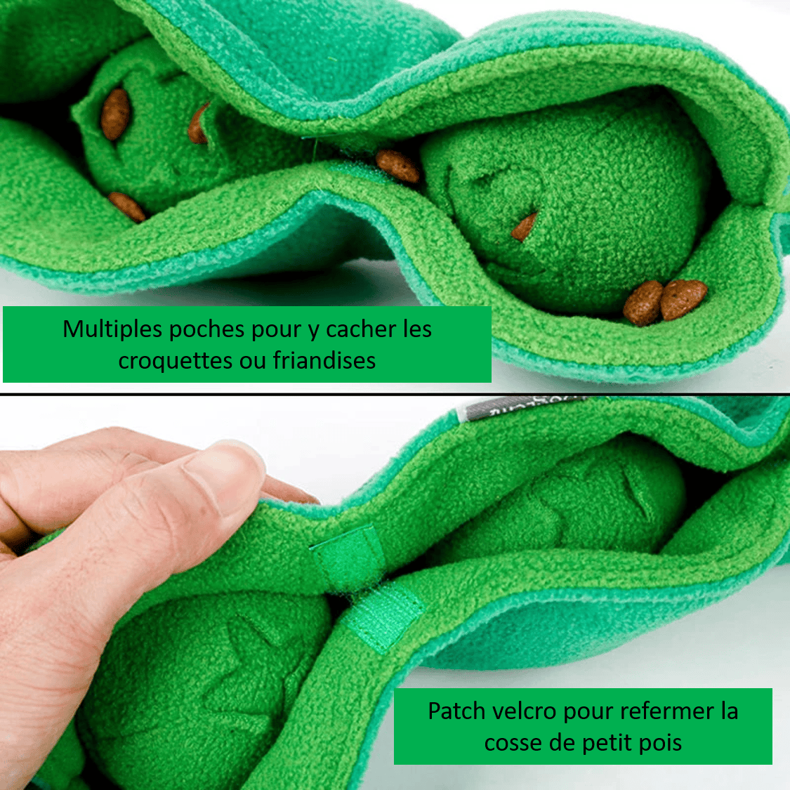 Caractéristiques du jouet de fouille pour chien en forme de petits poids