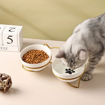 Chat avec notre support double gamelle design